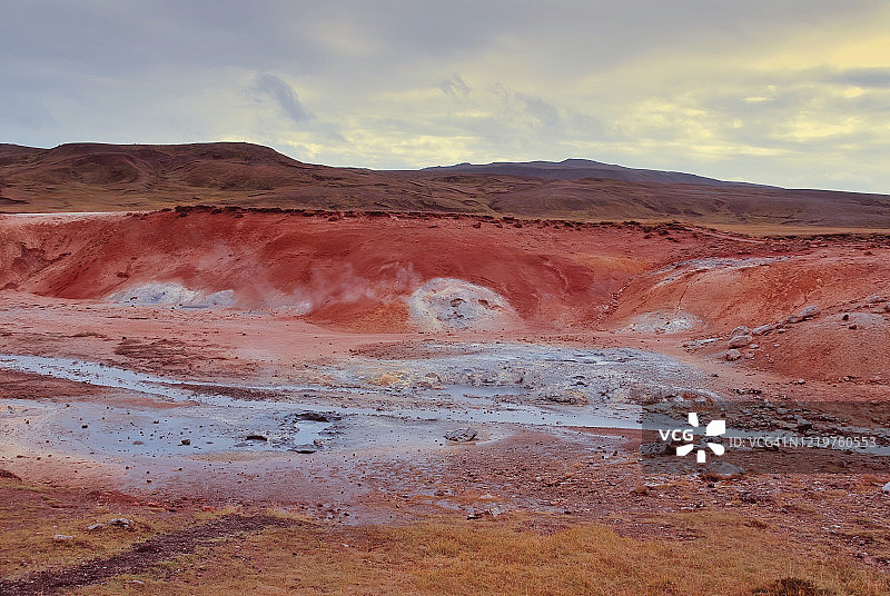 冰岛克里斯维克温泉景观图片素材