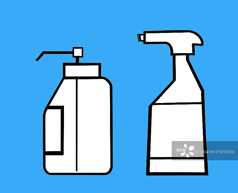 抗菌液体图标，个人卫生图片素材