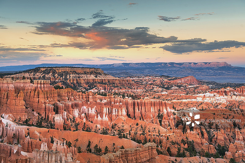 布莱斯峡谷的晨曦图片素材