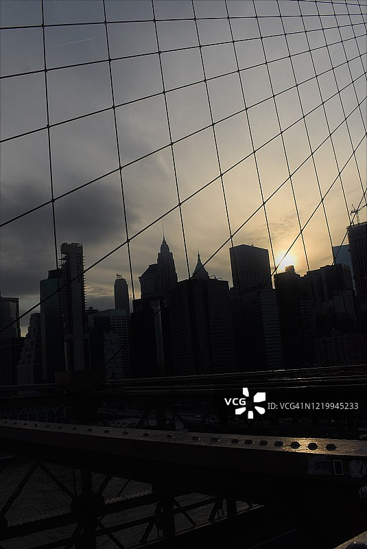 曼哈顿有线电视景观图片素材