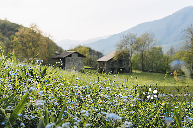 山区乡村风光图片素材