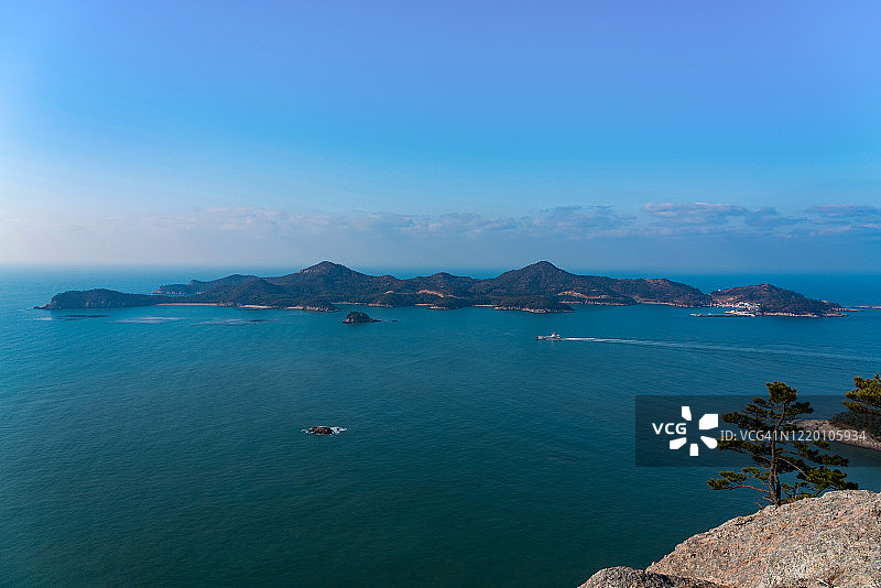 韩国群山贯里岛海景图片素材
