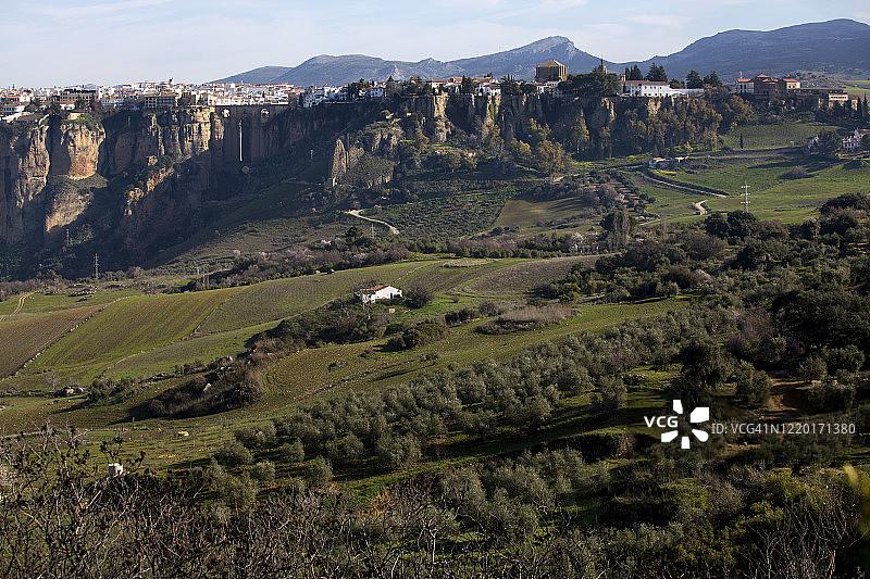 西班牙马拉加龙达新桥图片素材