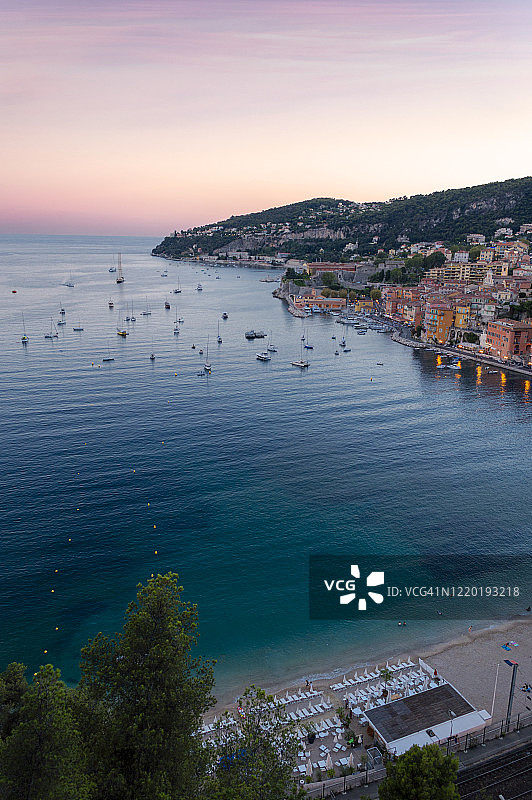 法国蔚蓝海岸滨海自由城海湾图片素材