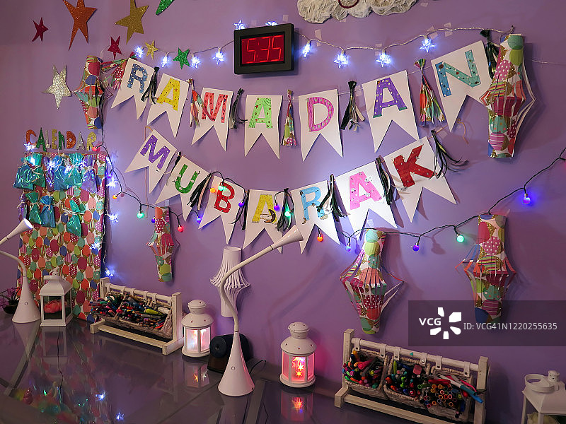 美国房屋儿童卧室斋月装饰图片素材