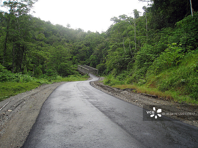 印度尼西亚巴布亚高速公路图片素材