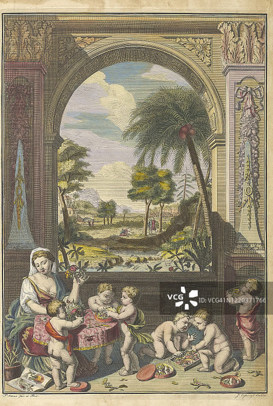 玛丽亚·西比拉·梅里安的苏里南昆虫记扉页图片素材