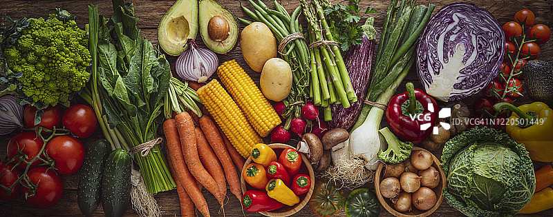新鲜有机蔬菜banner图片素材