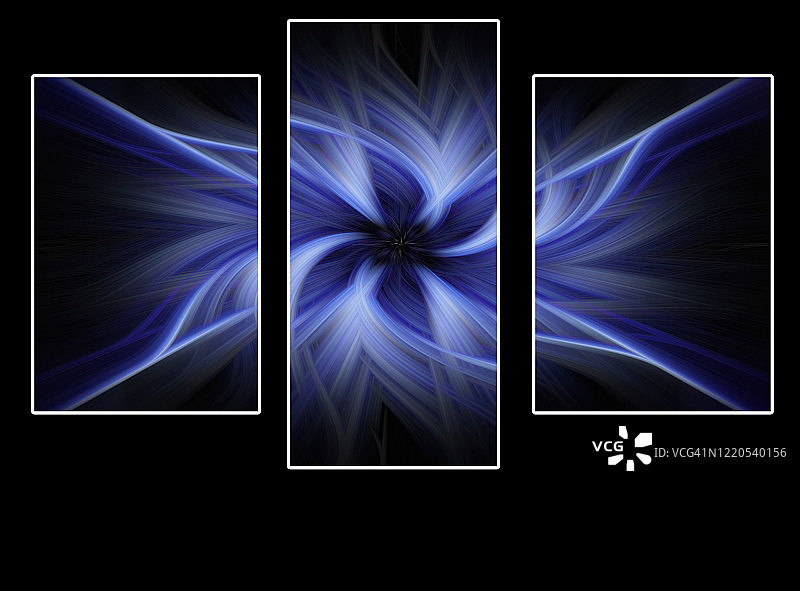 抽象三联画图片素材