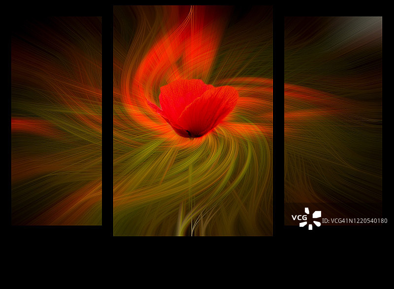 抽象三联画图片素材