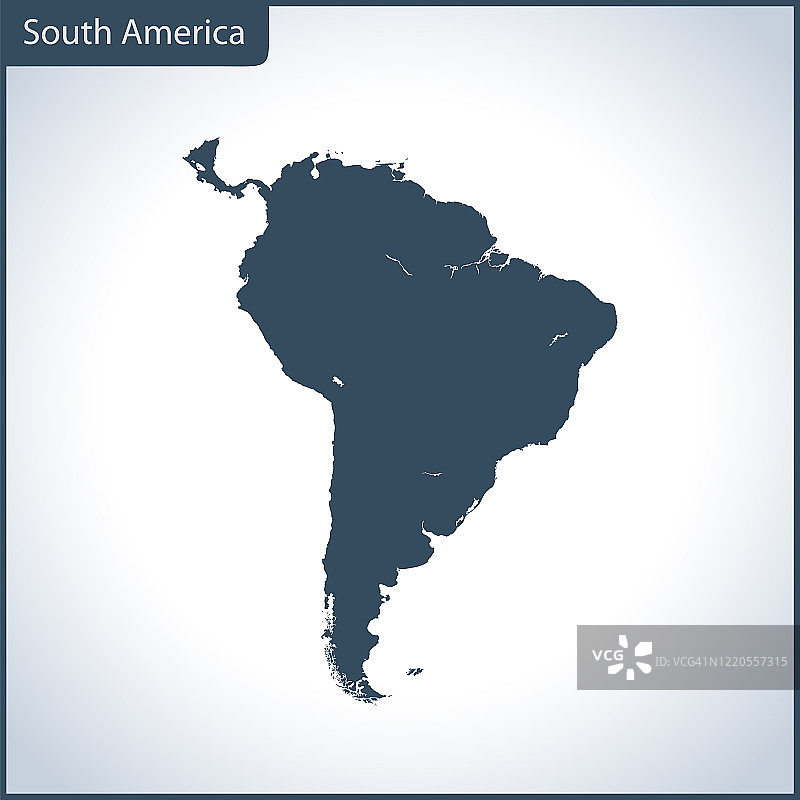 南美地图图片素材