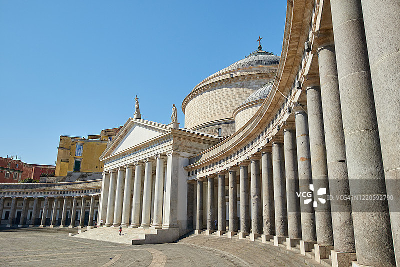 意大利那不勒斯人民广场图片素材