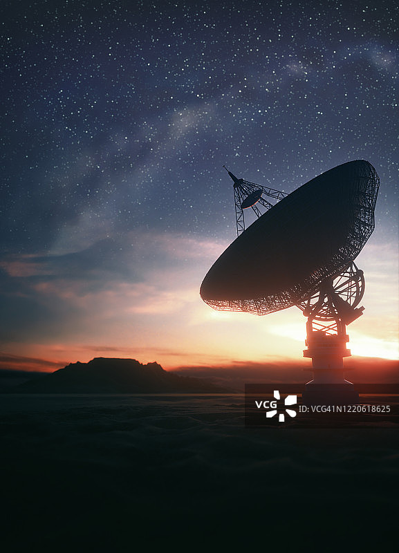 卫星天线，插图图片素材