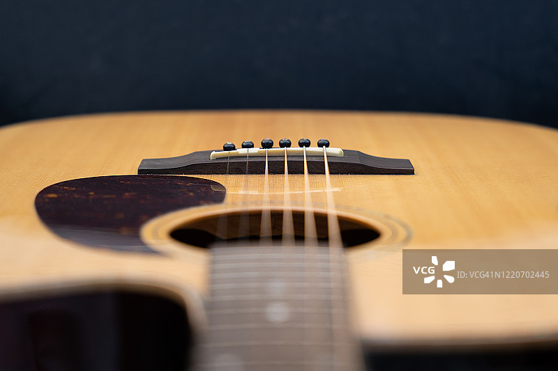 音孔琴桥特写图片素材