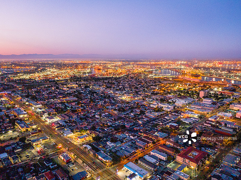 加州圣佩德罗图片素材