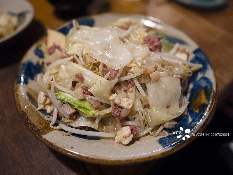 冲绳炒蔬菜图片素材