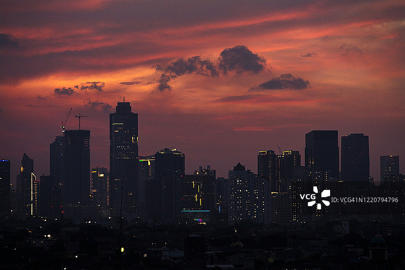 雅加达城市景观图片素材