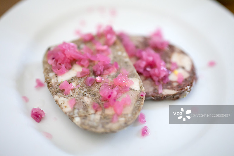 捷克猪头肉冻图片素材