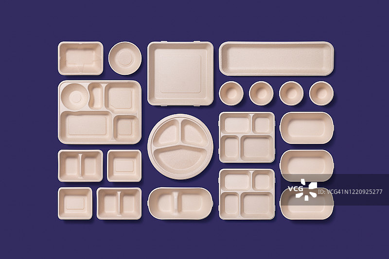 一次性纸质餐盘系列图片素材