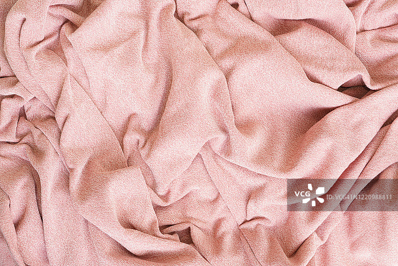 粉色褶皱床单图片素材