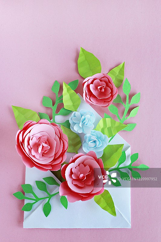 纸艺花图片素材