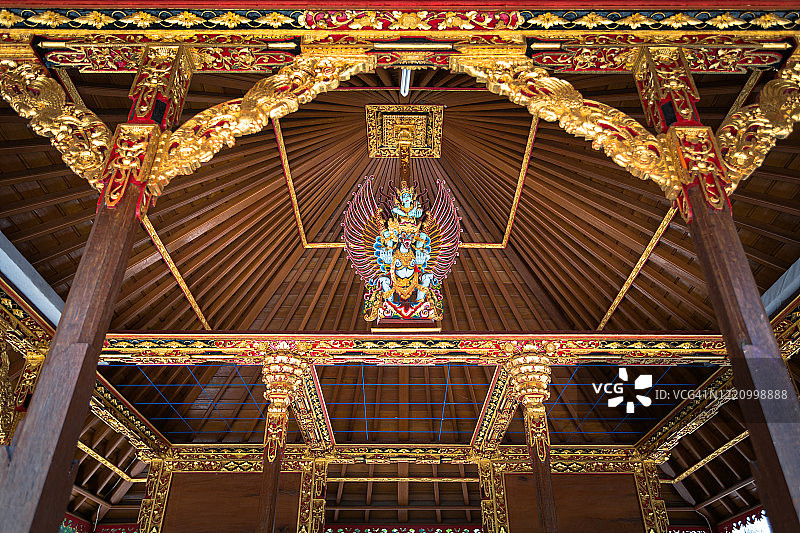 巴厘岛寺庙室内设计图片素材