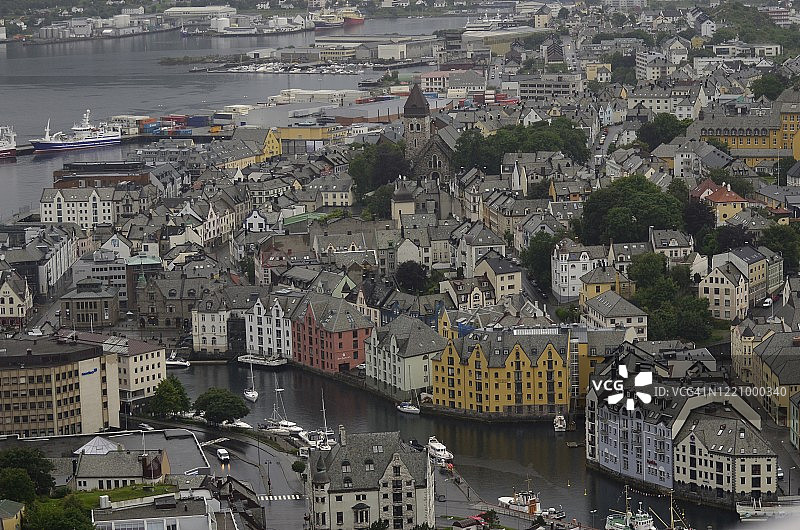 从拜拉姆彭观景点看到的奥勒松景色图片素材