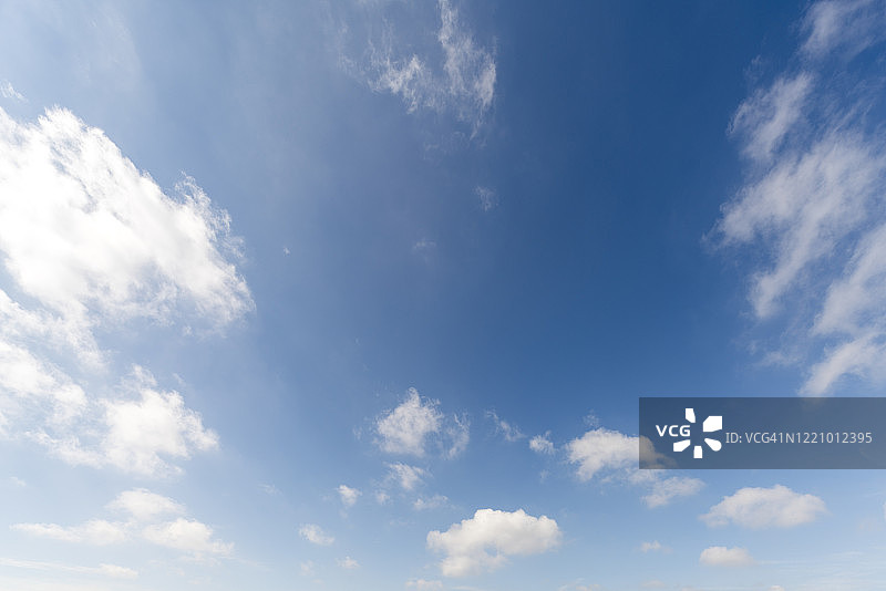 清澈的天空图片素材