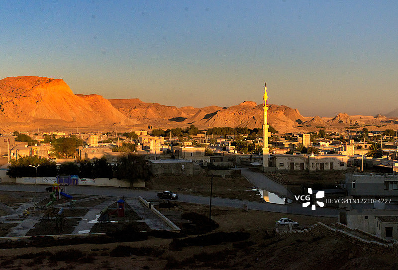 伊朗波斯湾盖什姆岛的拉夫特逊尼派村庄图片素材