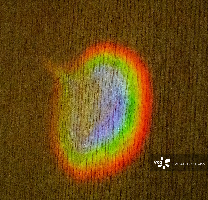 棱镜的彩色光谱图片素材