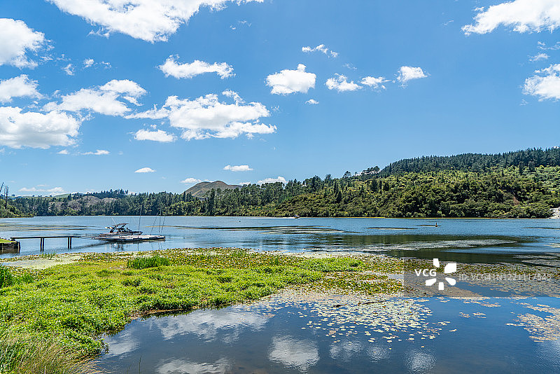 新西兰陶波怀奥拉基科拉科地热公园与洞穴图片素材
