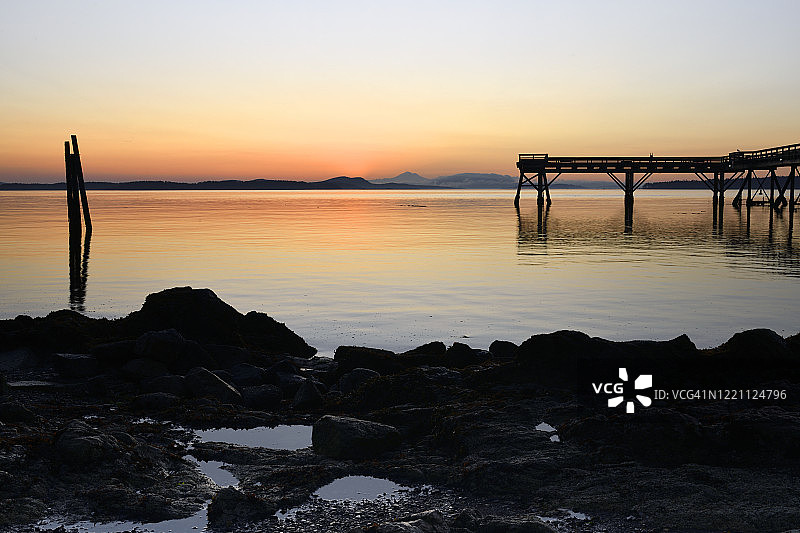 阳光海岸线风光图片素材