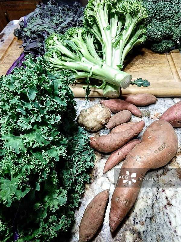 有机新鲜蔬菜图片素材