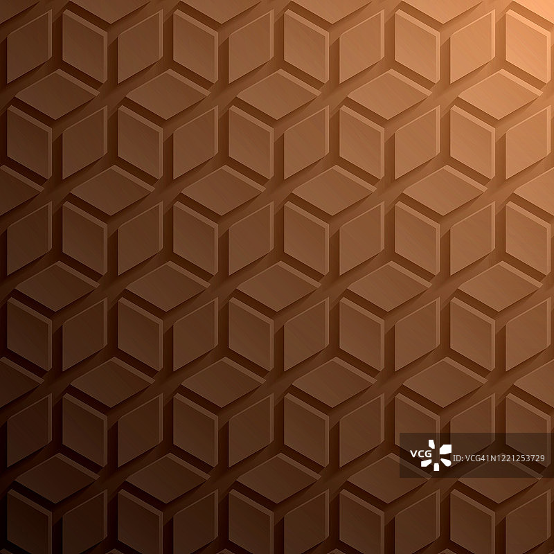 抽象棕色背景-几何纹理图片素材