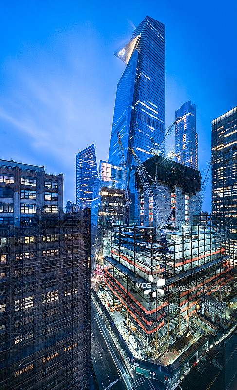 纽约哈德逊城市广场图片素材