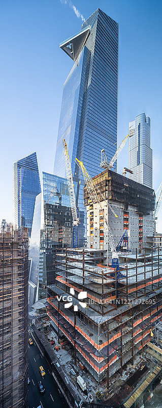 纽约哈德逊城市广场图片素材