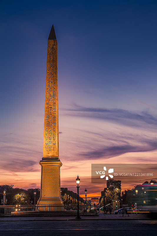 巴黎协和广场图片素材