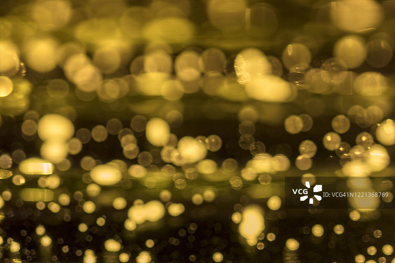 闪光模糊金色灯光图片素材