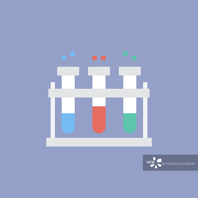 化学扁平图标图片素材