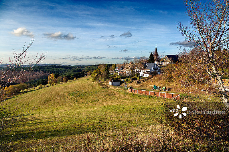 秋季阿尔塔斯滕贝格的景色图片素材
