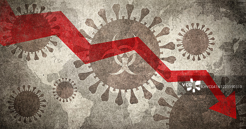 新冠疫情的经济影响图片素材