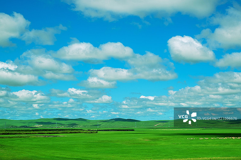 草原风光背景图片素材