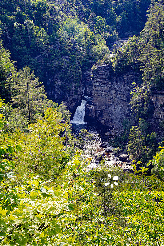 林维尔瀑布图片素材