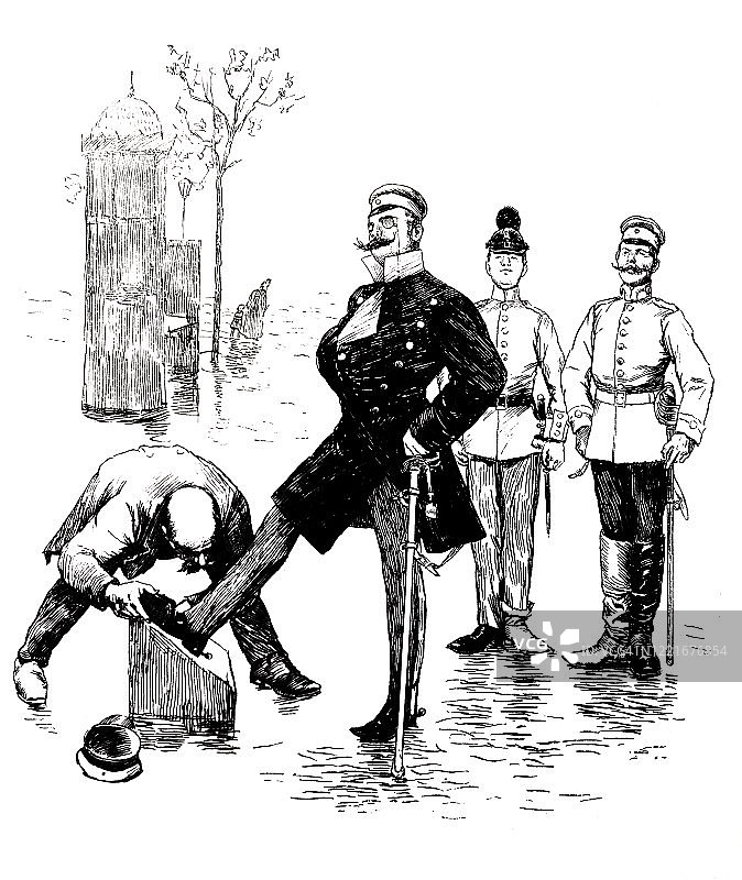 清洁鞋子图片素材