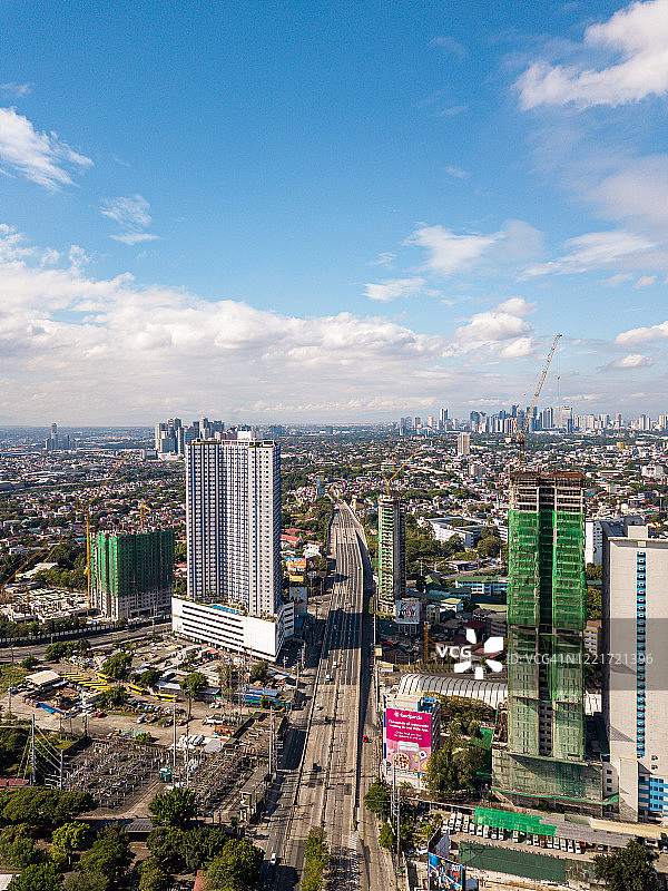 马尼拉大都会加强社区隔离期间的景象图片素材
