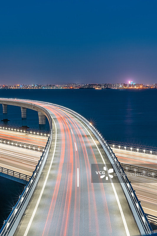 青岛胶州湾跨海大桥图片素材