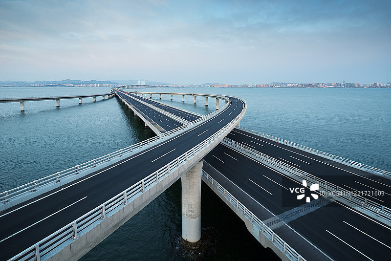 青岛胶州湾跨海大桥图片素材