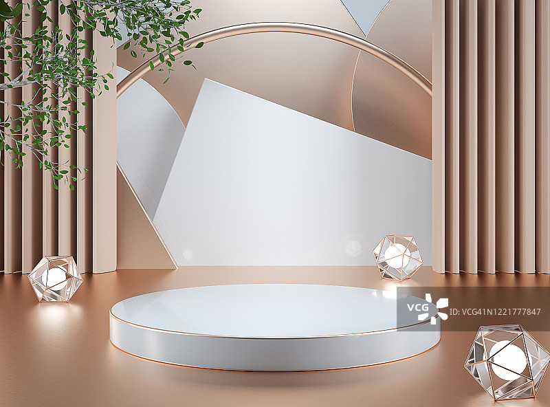 3D渲染：展示厅图片素材