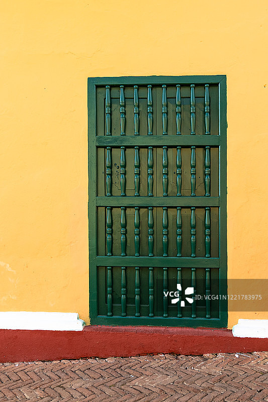 古巴特立尼达的殖民时期建筑图片素材