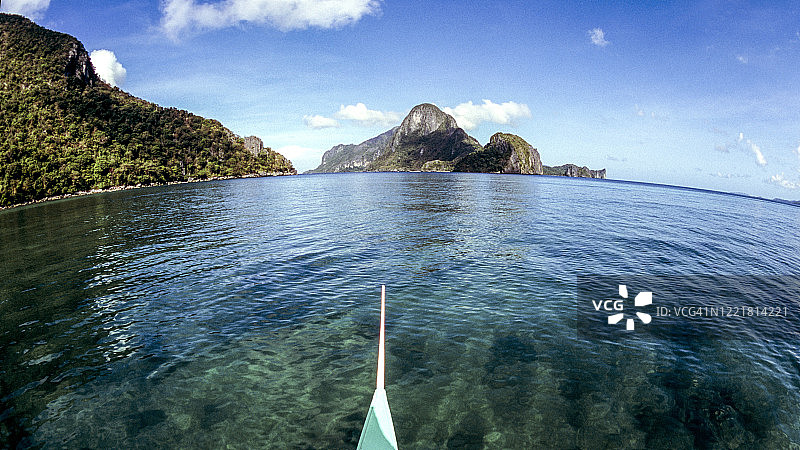 菲律宾爱妮岛的早晨图片素材